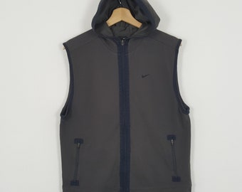 Vintage NIKE Small Swoosh Logo Hoodies Vest