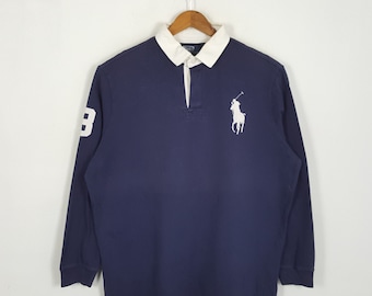 vintage POLO by RALPH LAUREN Streetwear Rugby Jersey Shirt