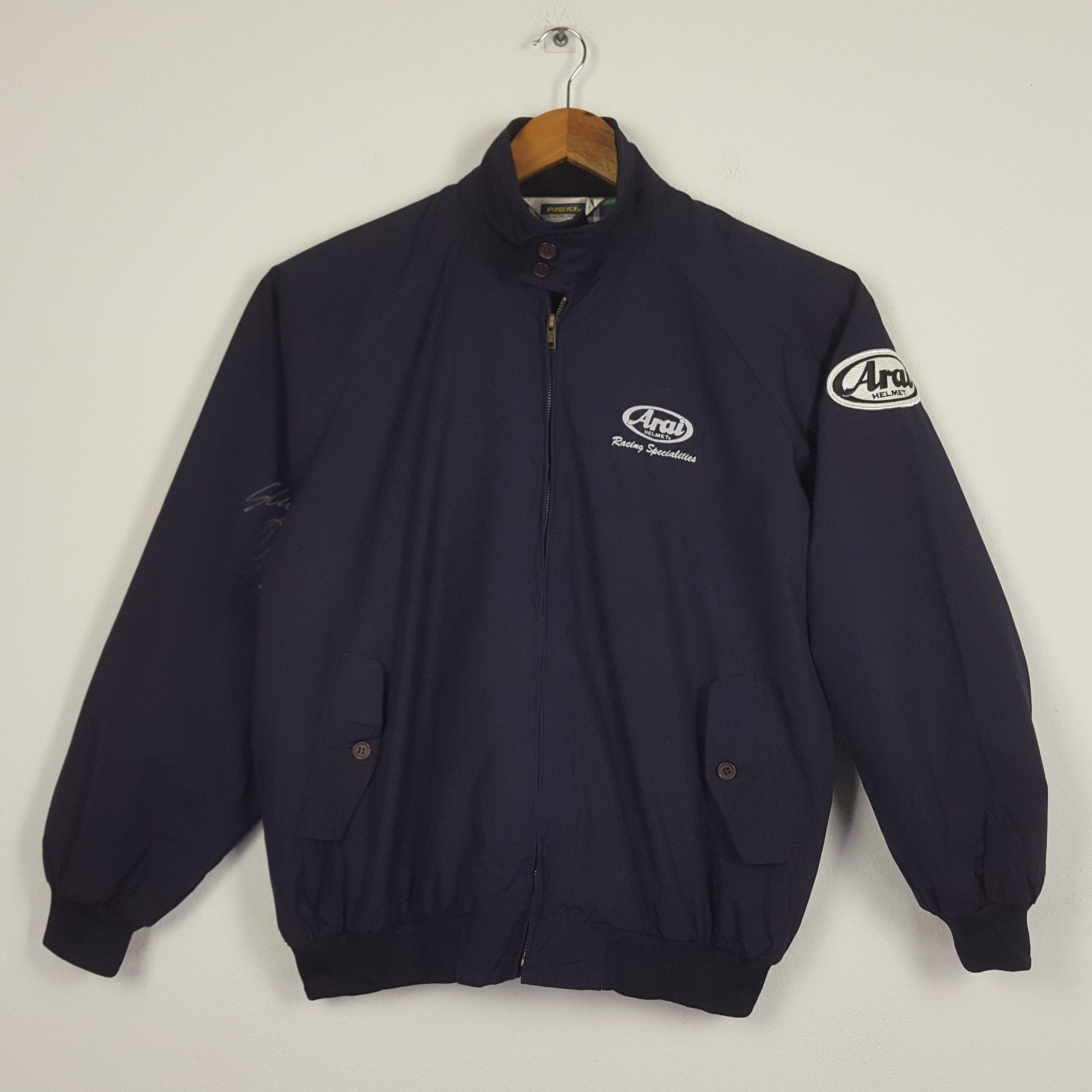 Vintage Arai HELMET Racing Specialists Bombers Jacket Etsy