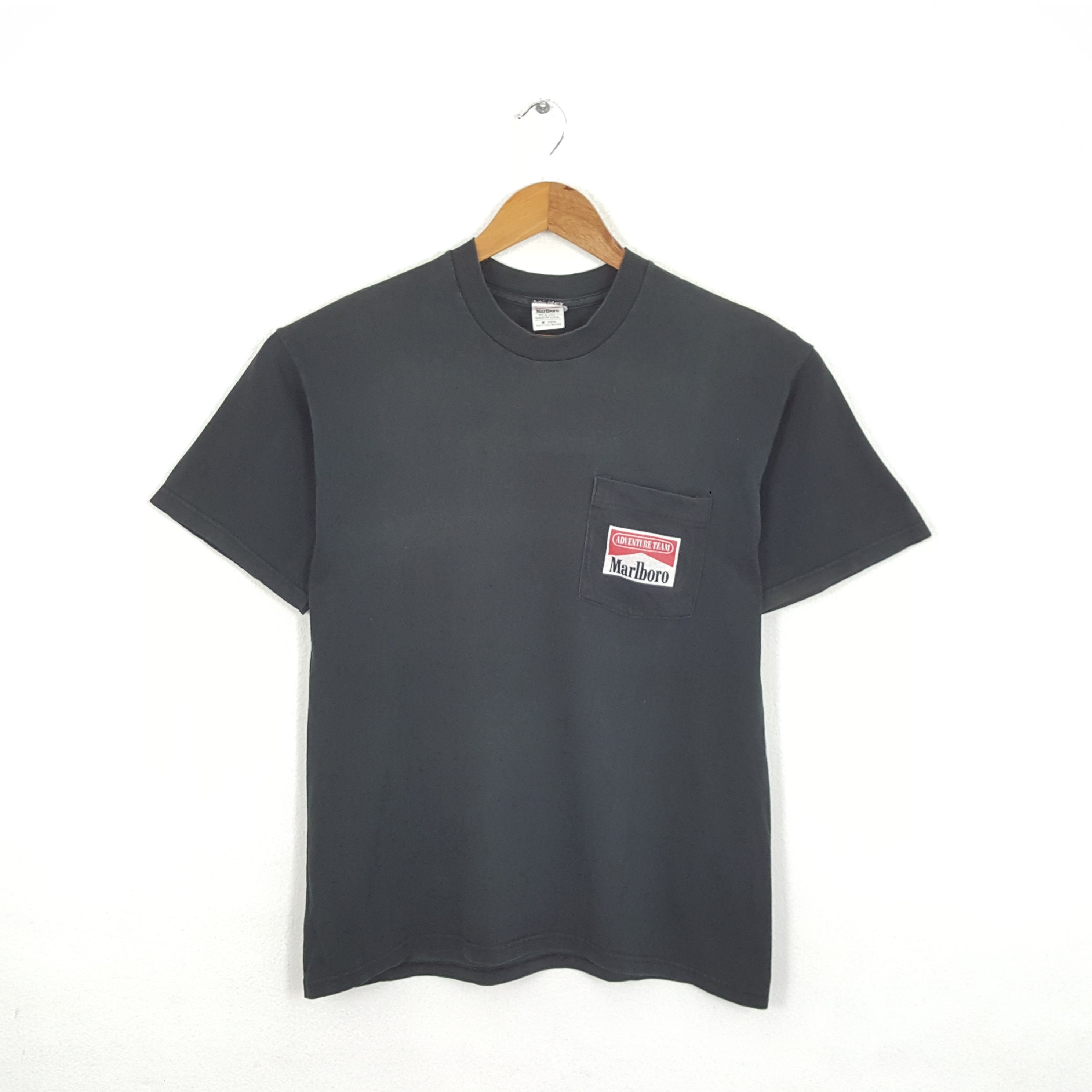 Men's Vintage City Souvenir T-Shirt in Vintage Black Marl