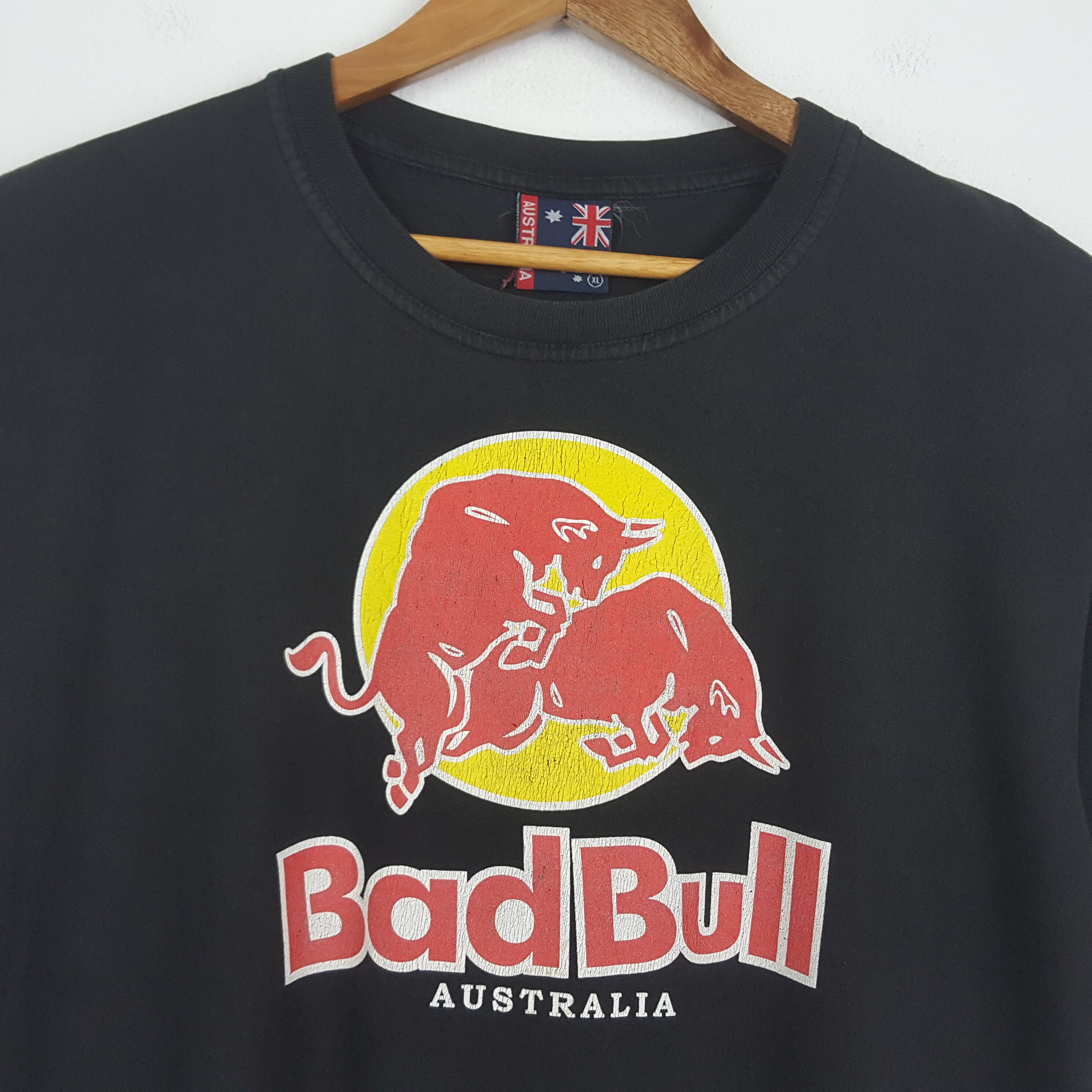 Vintage Badbull Parody Redbull Art Style T Shirt Etsy