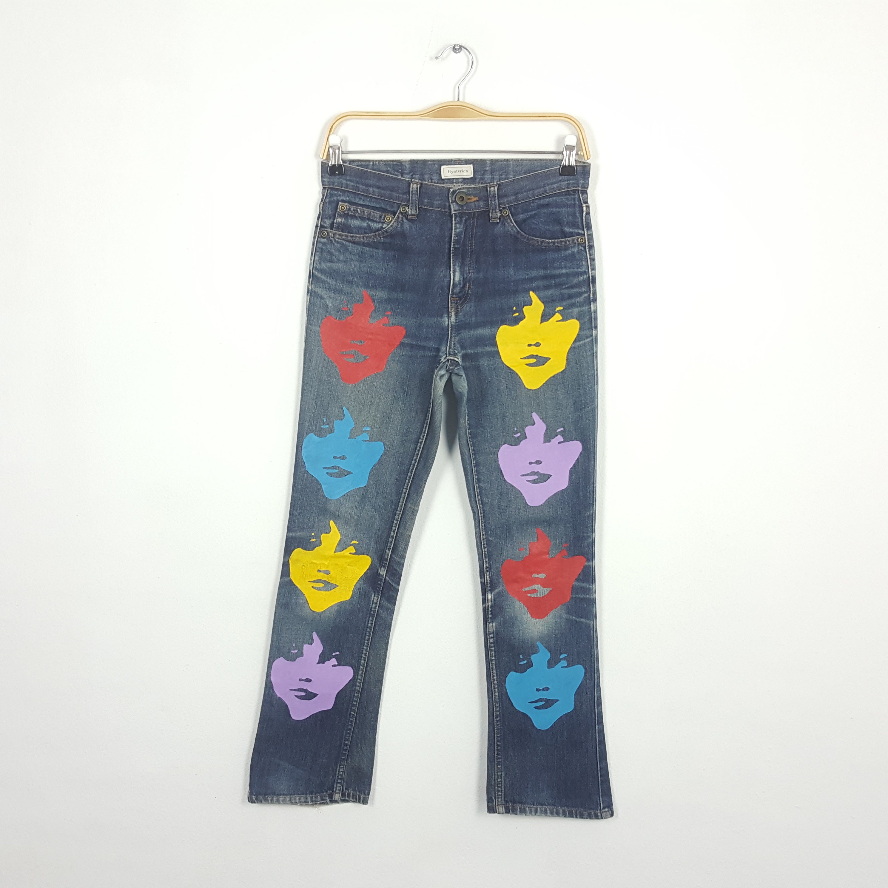 Vintage HYSTERIC GLAMOUR Japanese Brand Face Denim Jeans - Etsy Canada