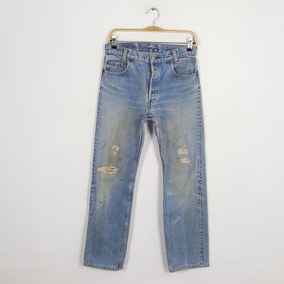 Vintage Levi’s American Kurt Cobain Style Distres… - image 1