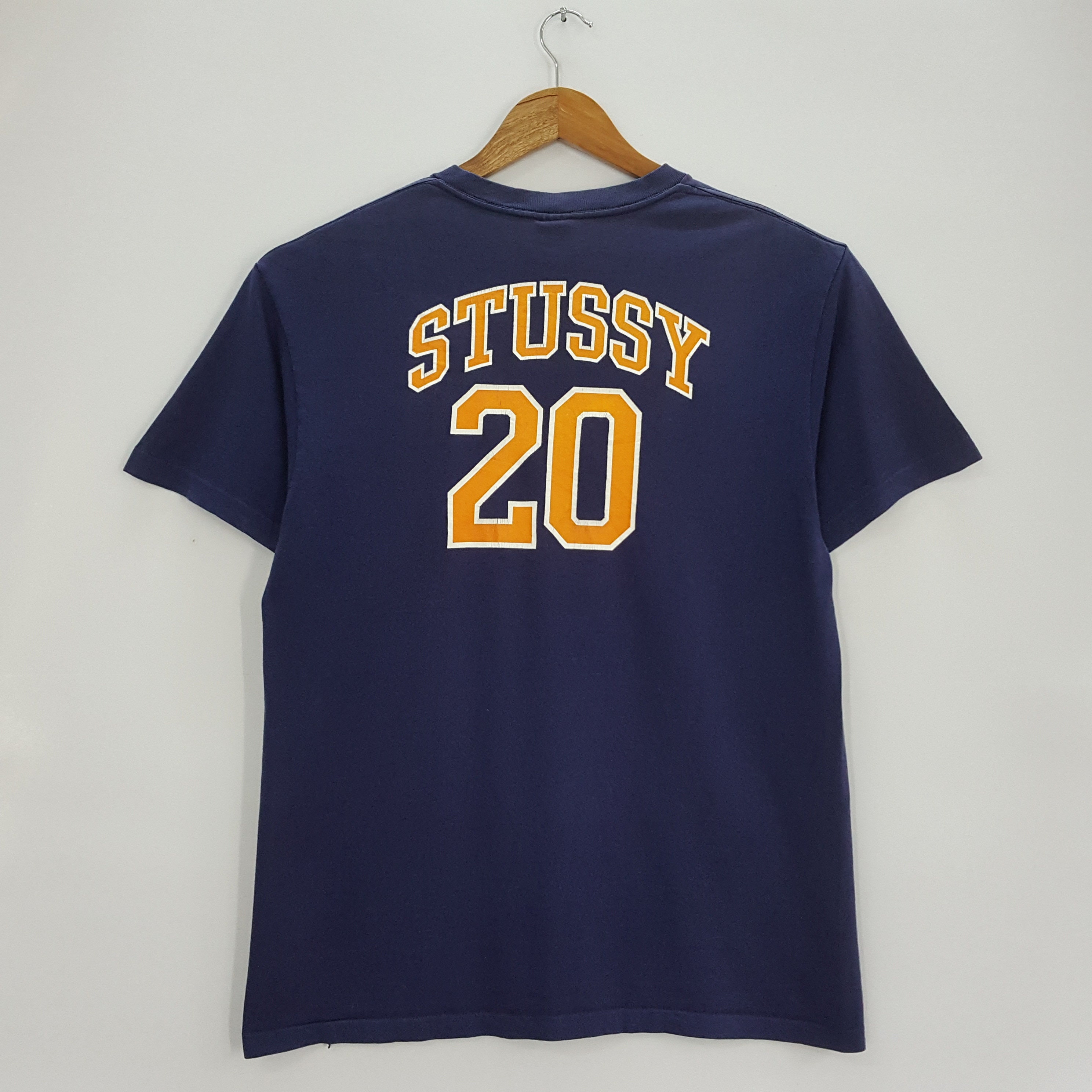 MyWay19 Vintage Stussy x NY Yankees Design T-Shirt Made in USA