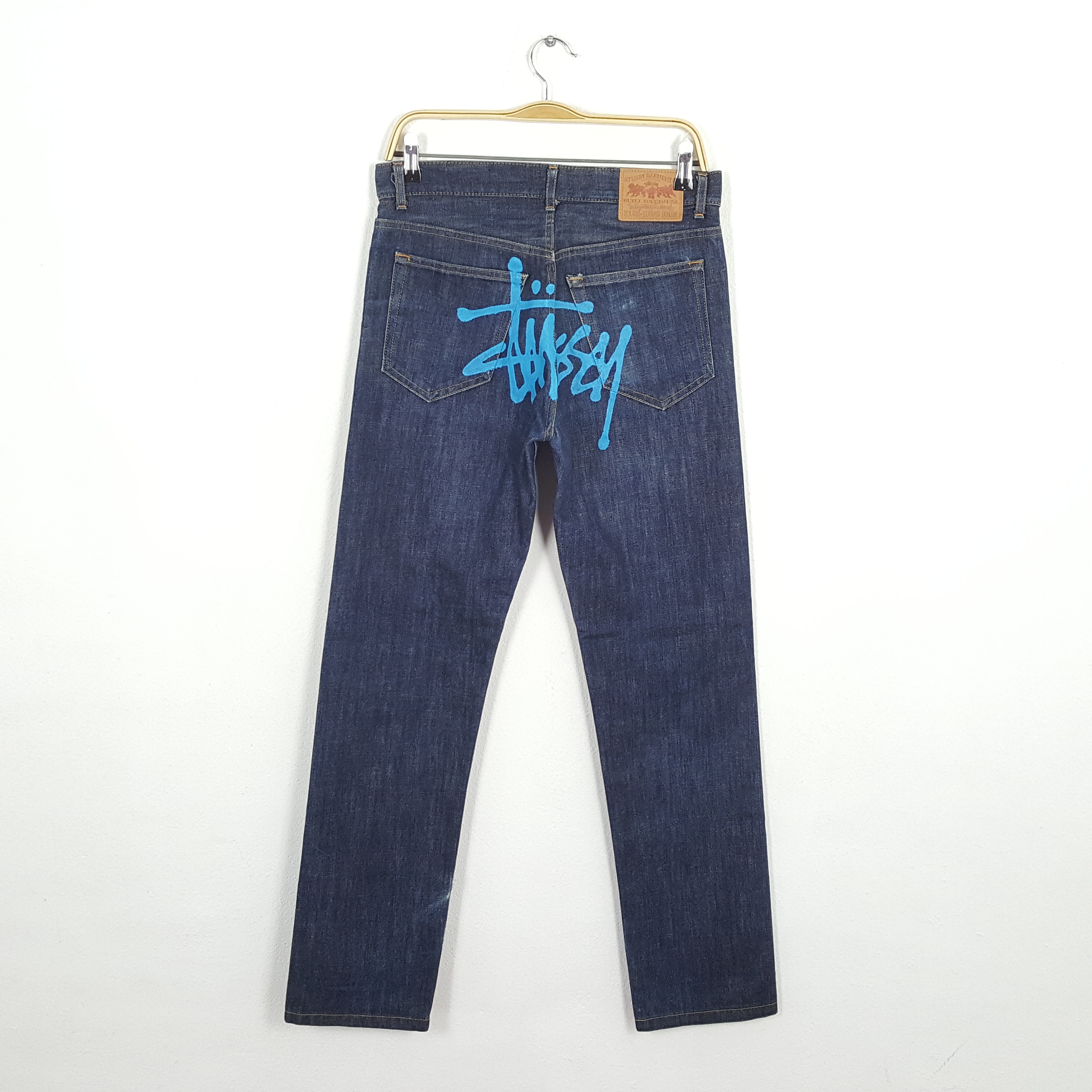 Vintage STUSSY Streetwear Skateboard Custom Style Jeans - Etsy