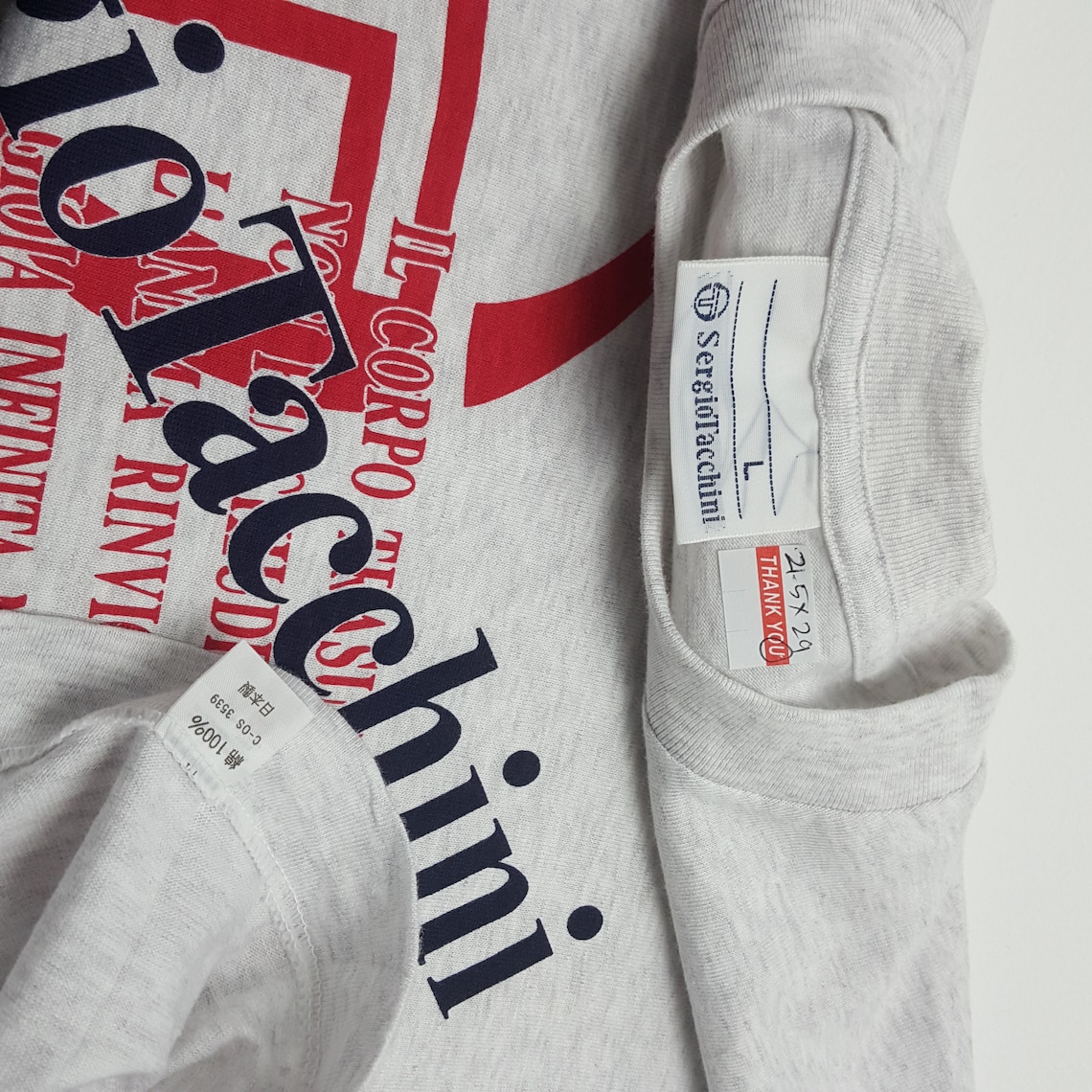 sergio tacchini shirt vintage