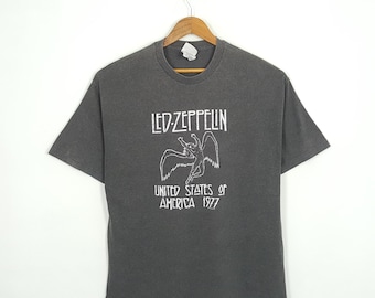 Vintage LED ZEPPELIN American Rock Band Tour T-Shirt