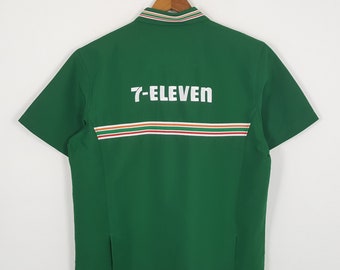 Vintage 7-ELEVEn japanische Uniform-Arbeitsjacke