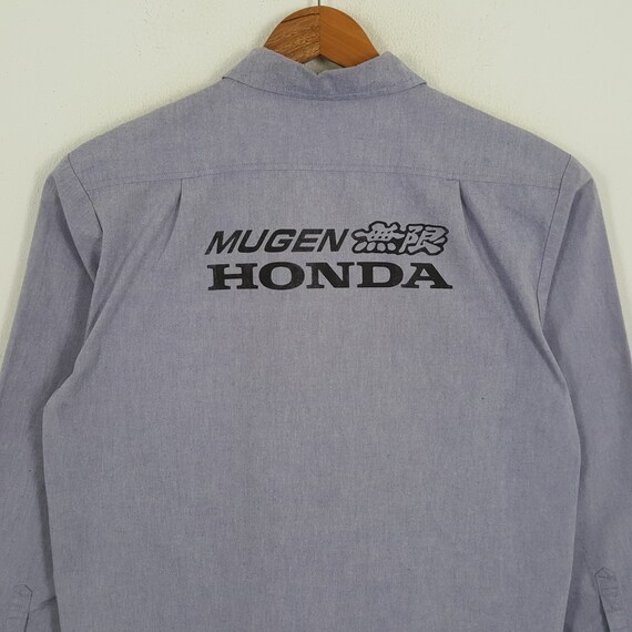 Vintage BRIDGESTONE MUGEN HONDA Racing Team Custom Sh… - Gem