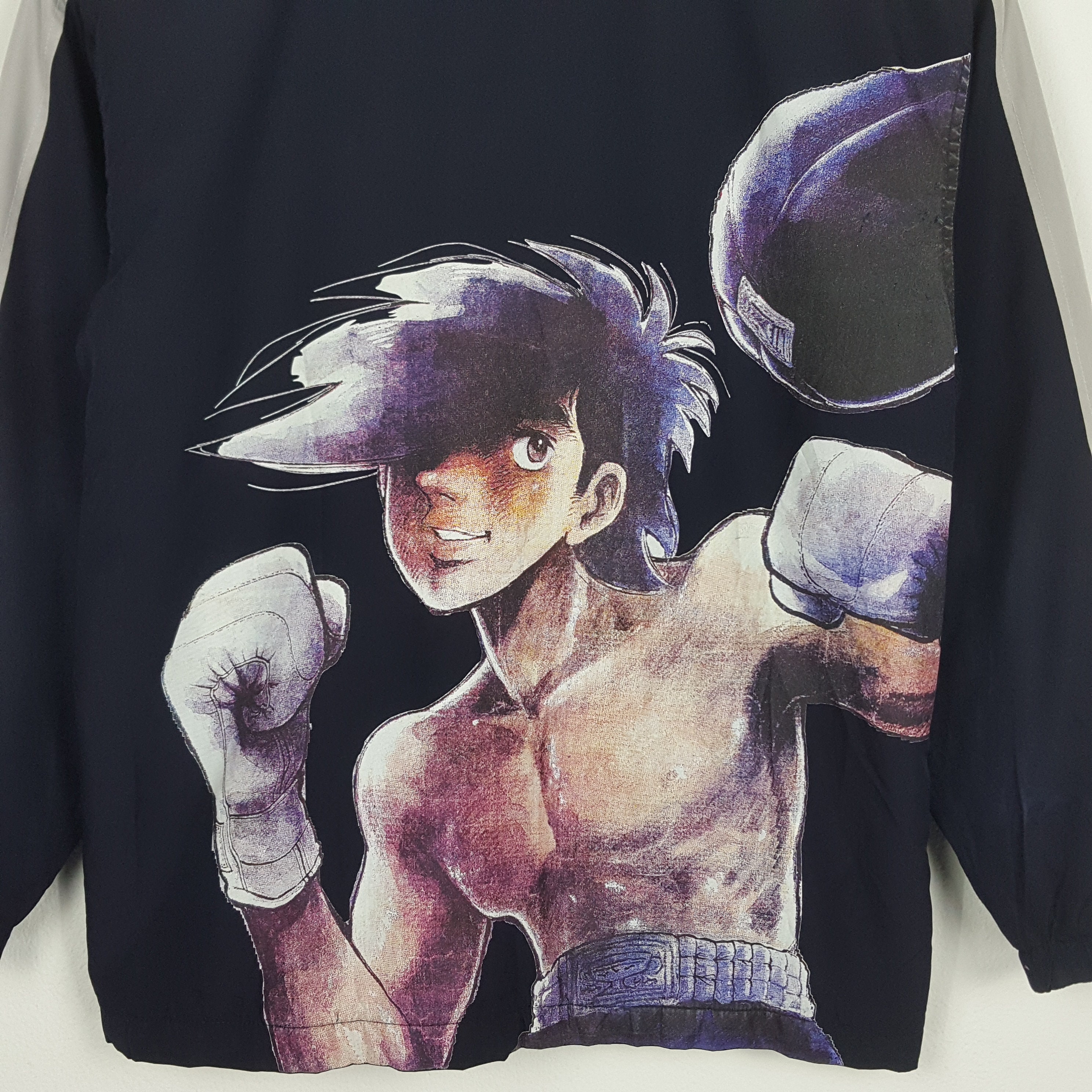 Vintage Japanese Anime ASHITA NO JOE T Shirt Boxing Cartoon 