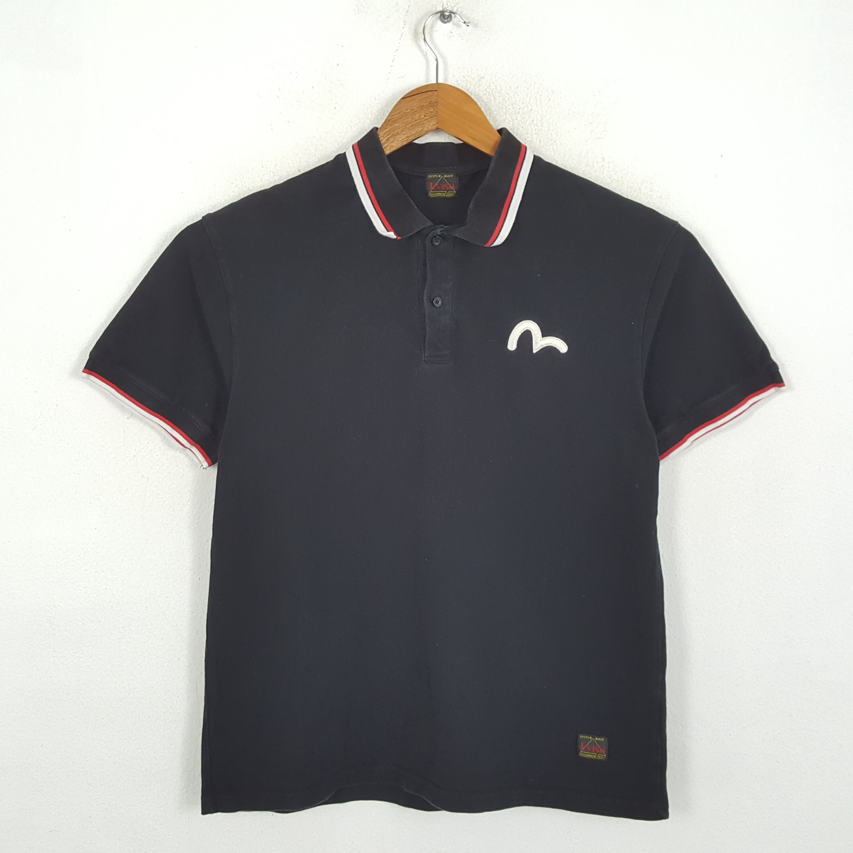 Vintage EVISU Japanese Brand Polo Shirt Etsy