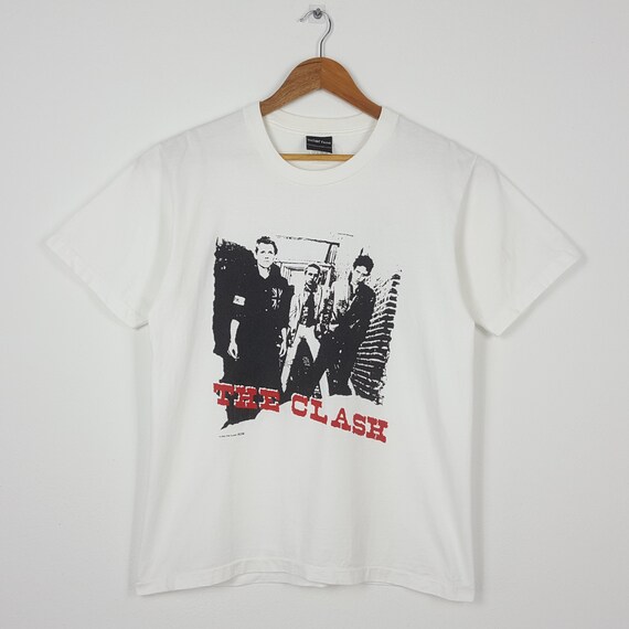 Vintage The Clash British Punk Rock Band Tour T-Sh