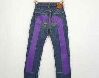 Vintage EVIS japanische Marke Daicock Custom Style Jeans