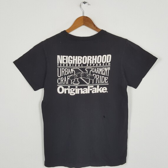 Vintage NEIGHBORHOOD X Originalfake X Kaws Japanese Brand 