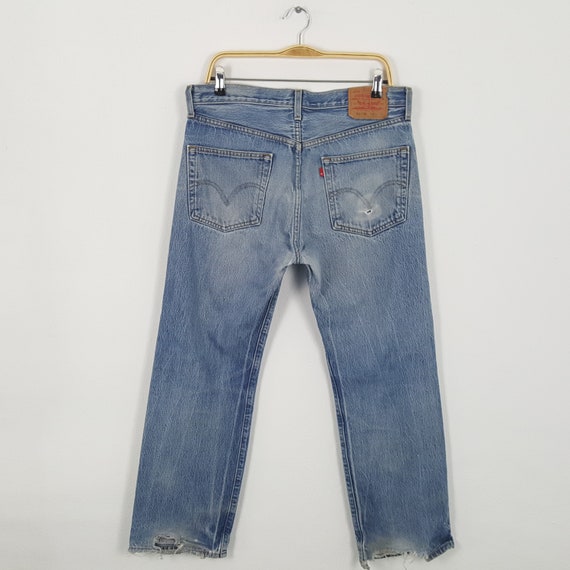 Vintage LEVI'S American Distressed Kurt Cobain St… - image 2