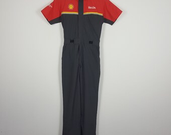 Vintage Ferrari F1 Racing Team X Shell Oil Coverall  Size: US M / EU 48-50 / 2