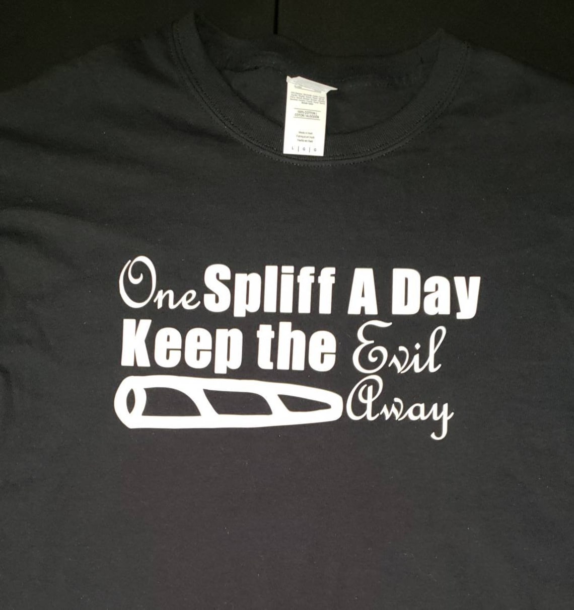 One Spliff A Day Keep The Evil Away One Spliff A Day Keep The Evil Away t-shirt | Etsy