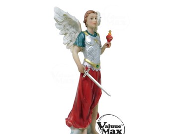 ValuueMax™ Saint Jofiel Archangel Statue, Finely Detailed Resin, 12 Inch Tall Figure #VM-76189