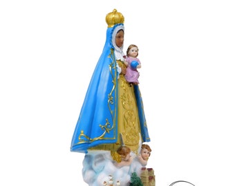 Our Lady of Regla Resin Statue - Virgen de la Regla, 12 Inch Catholic Figurine by moicla