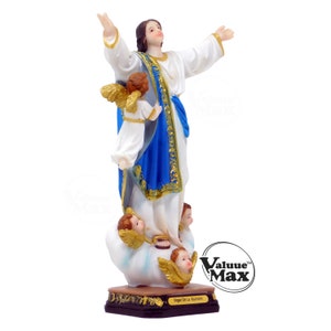 ValuueMax™ Our Lady of Assumption Statue, Finely Detailed Resin, 8 Inch Tall Figurine #VM 75663