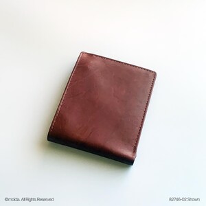 Cartera plegable de cuero genuino para hombre, diseño moderno, Billetera Plegable para Hombre, Cartera de Piel