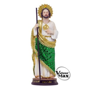 ValuueMax™ Saint Jude Thaddeus Statue, Finely Detailed Resin, 8 Inch Tall Figurine VM 26874 image 2