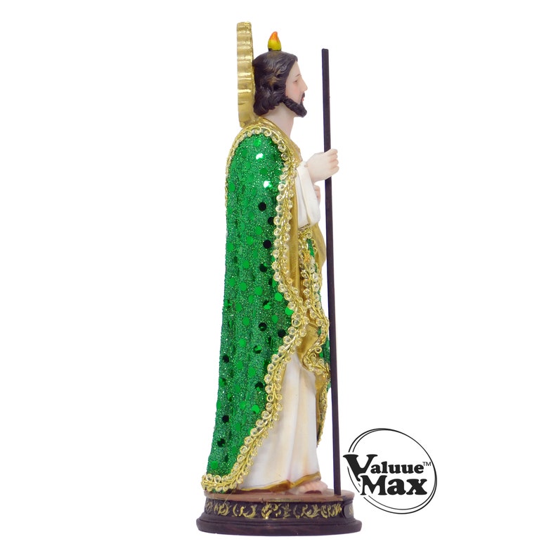 ValuueMax™ Saint Jude Thaddeus Statue, Finely Detailed Resin, 8 Inch Tall Figurine VM 26874 image 3