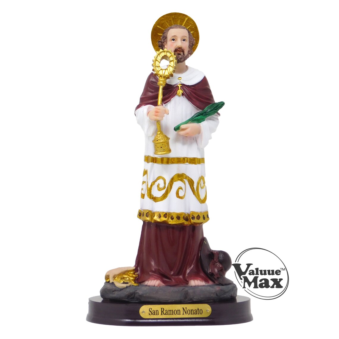 Saint Raymond Nonnatus Statue 8 Inch Tall Finely Detailed Etsy
