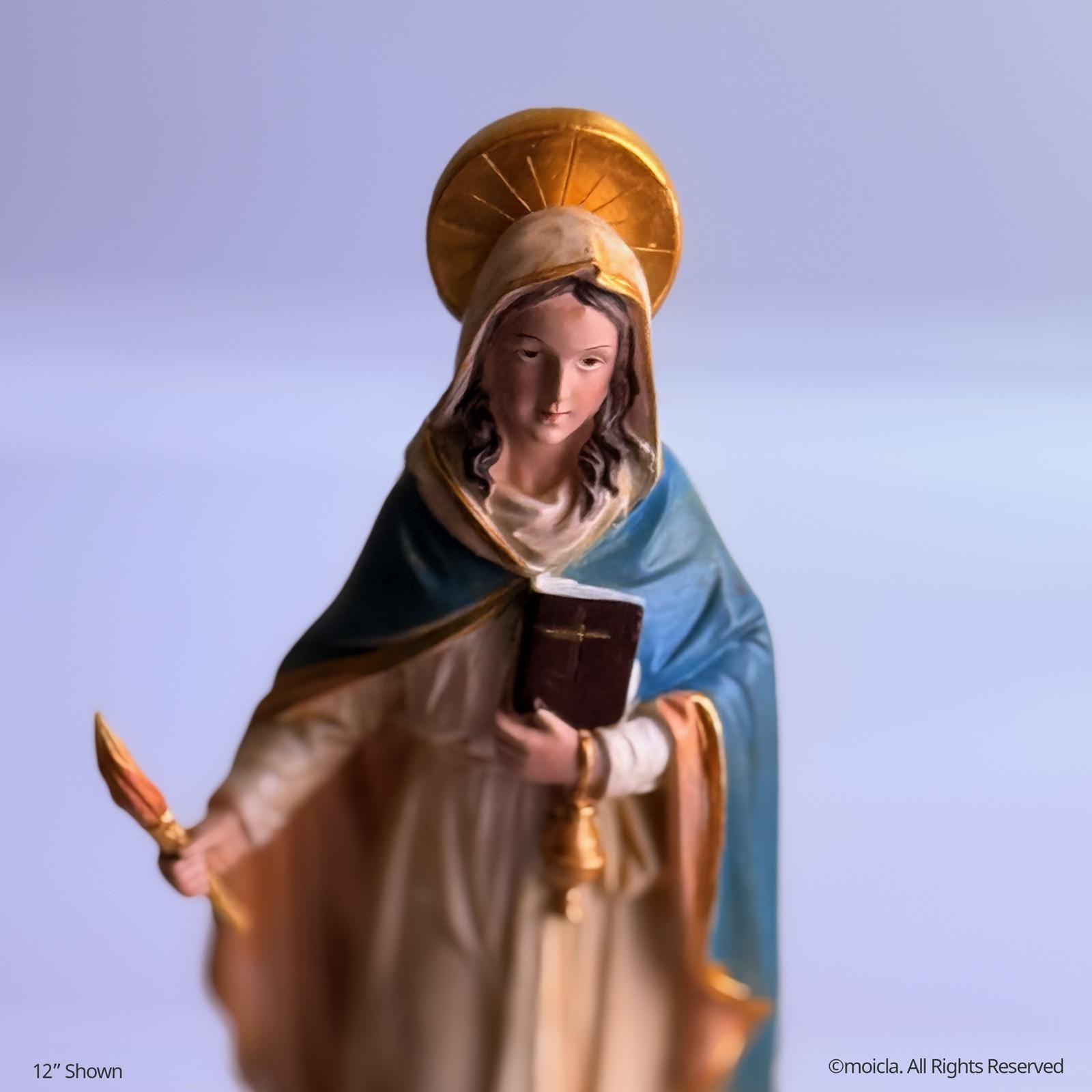 Saint Martha of Bethany Resin Statue - Catholic Figurine, Sizes 8"-12 ...