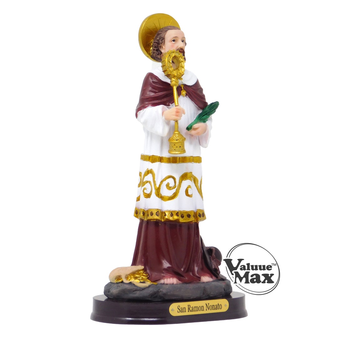 Saint Raymond Nonnatus Resin Statue San Ramon Donato, 8 Inch Catholic Figurine by Moicla Etsy