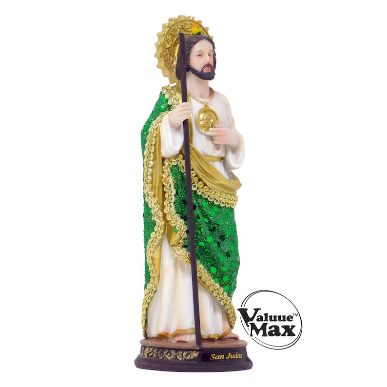 ValuueMax™ Saint Jude Thaddeus Statue, Finely Detailed Resin, 8 Inch Tall Figurine VM 26874 image 1