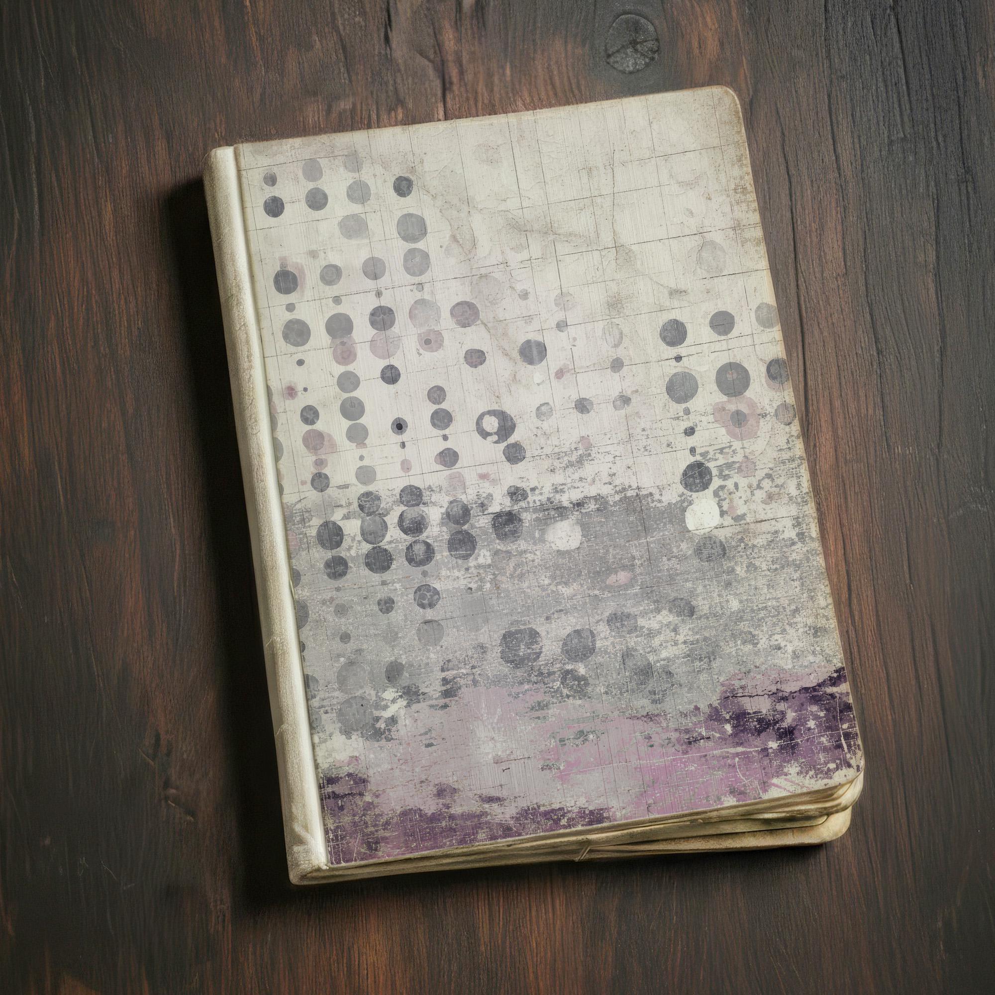 Worn Dots Printable Paper, Distressed Polka Dot Junk Journal Background ...