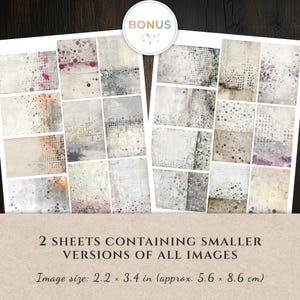 Worn Dots Printable Paper, Distressed Polka Dot Junk Journal Background ...