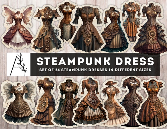 steampunk clothing dress