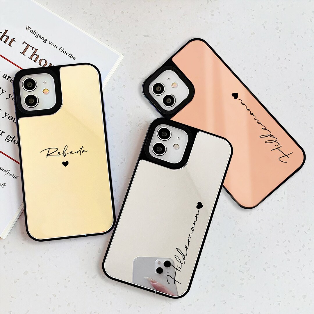 Custom Mirror Phone Case for Iphone 14 Pro Iphone 13 Pro Max Etsy UK