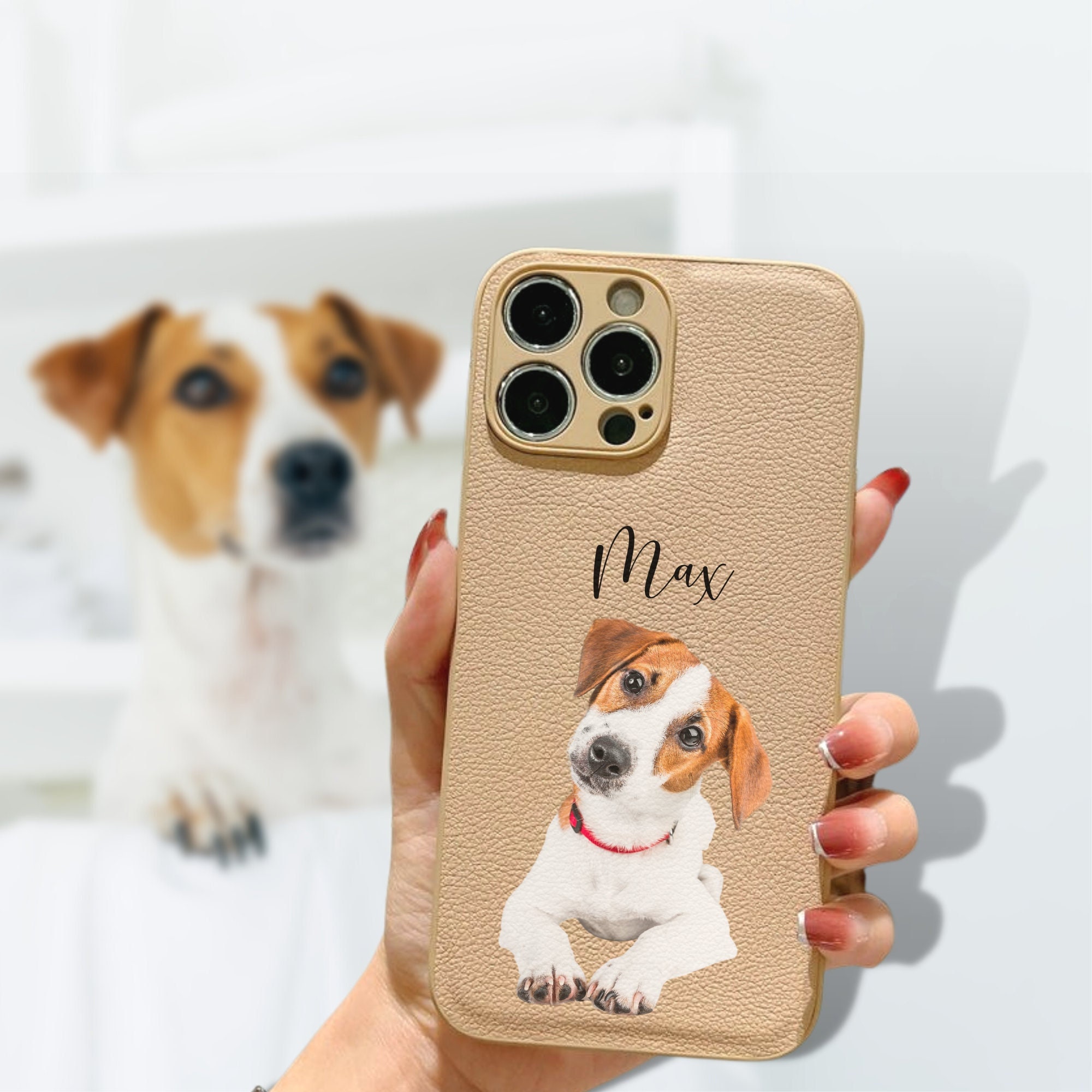 Custom Dog Portrait Case for Iphone 14 13 12 11 Pro Max Pet Etsy