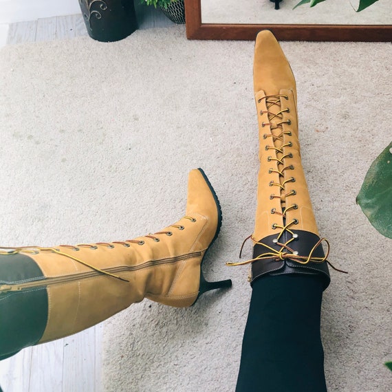 timberland stilettos
