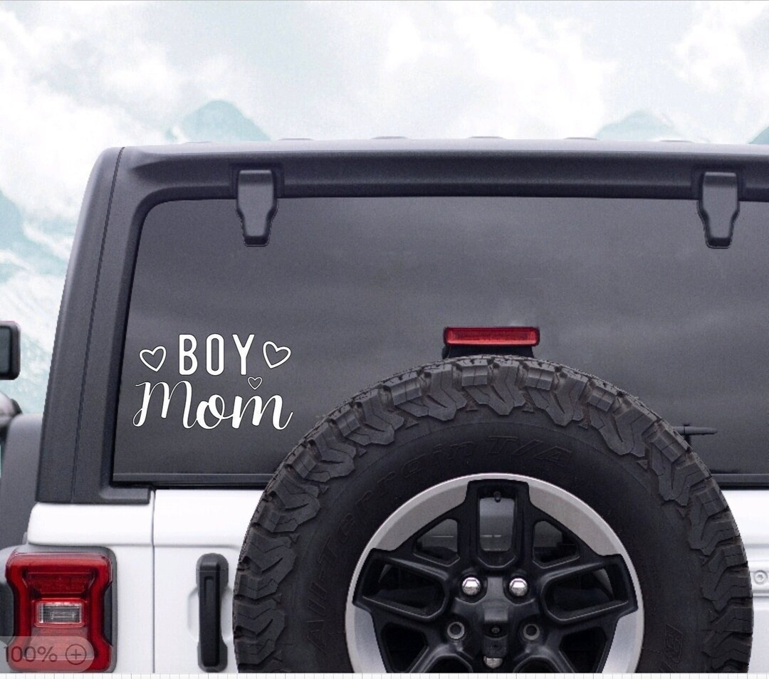 Boy Mom Car Decal/ Boy Mom Decal/ Mommy Vinyl Decal/ Mom Etsy