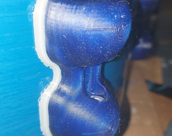 LUGS - Semi-spherical style - 3d printed - 2" m4 holes.