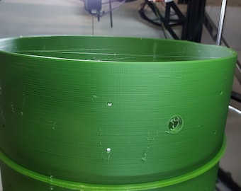 14x5" Custom Snare drum shell. SHELL ONLY. 3d Printed. Widely Customizable.