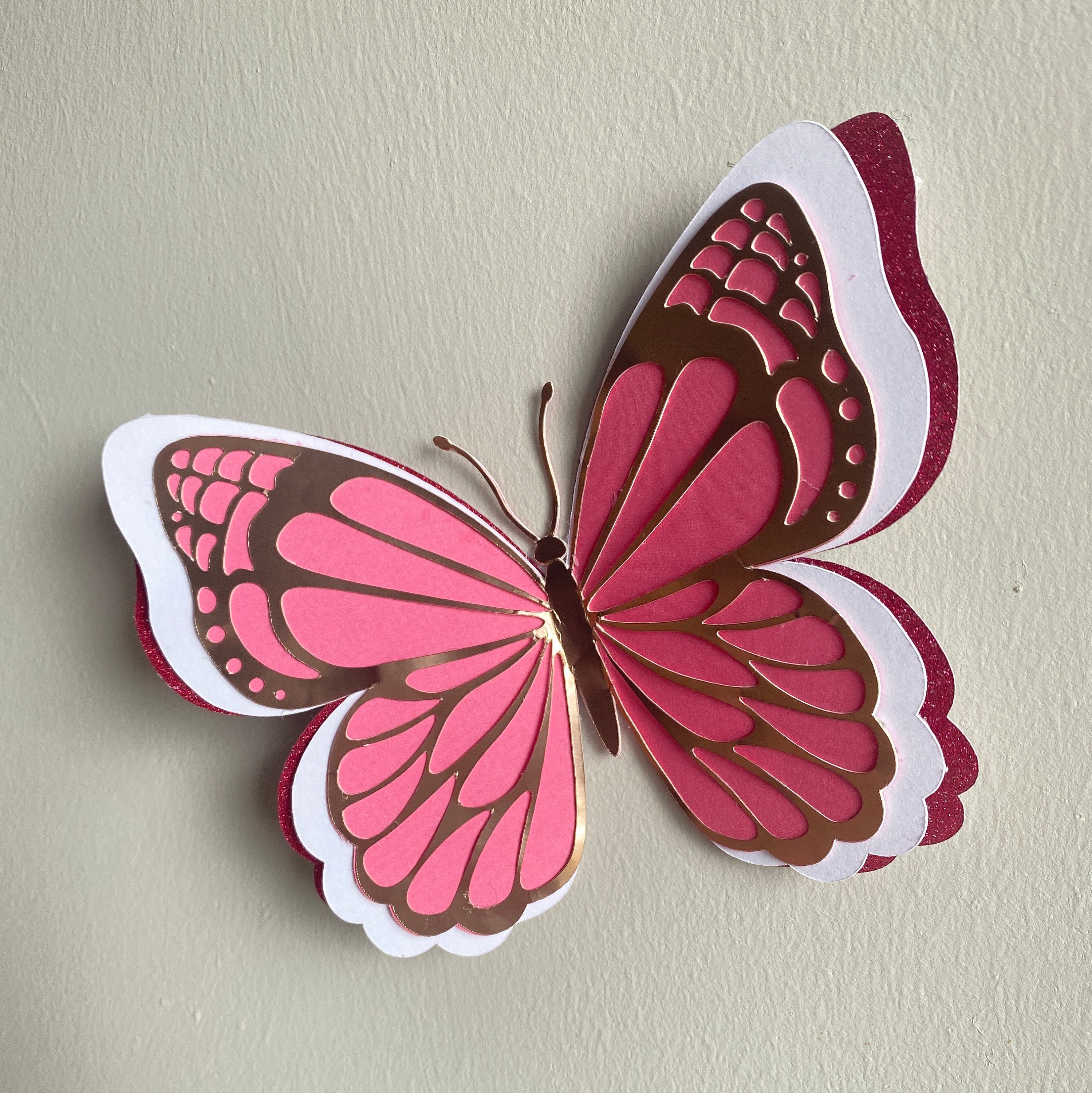 Butterfly SVG 3D Butterfly svg Butterfly template Printable Etsy