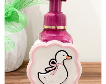 Cute Goose Soap Holder, Pink Bathroom Decor, Farmhouse Duck Soap Dish, Kids Bathroom Accessories, Cottagecore Sink Decor, Gift for Her