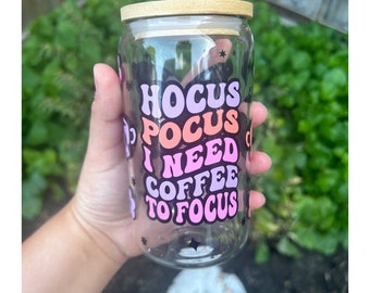 Spooky Halloween Glass | Halloween Coffee Cup