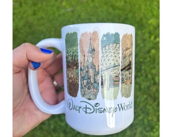 Castle & Attractions Coffee Cup | Magical Souvenir Gift
