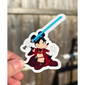 Jedi Mickey Sticker