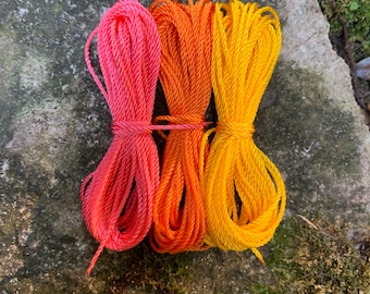 Rosary Twine - Size 9 EXTRA Small - NEW COLORS! Coral, Pumpkin, and Gold