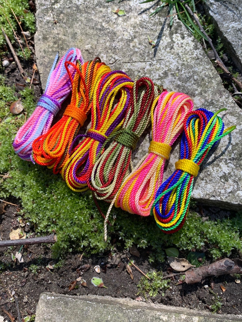 NEW COLORS Multi Colored Rosary Twine Size 18 Small Etsy
