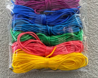 6 Random Rosary Twine Bundles - Size 18 Small - Random Grab Bag