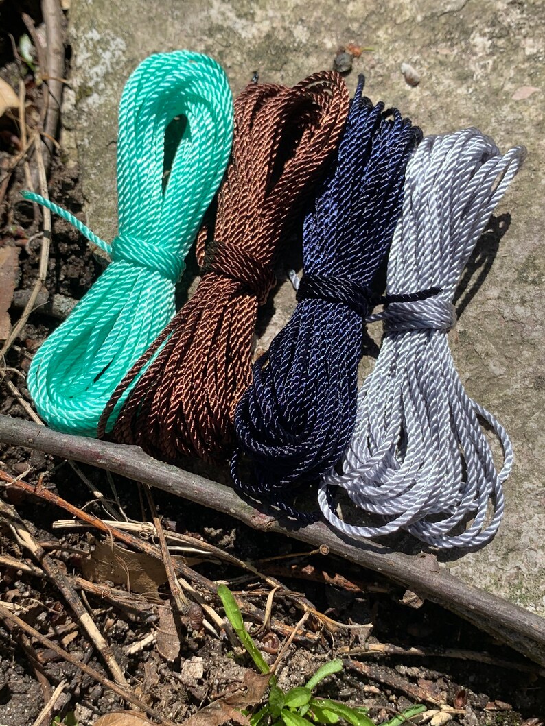 Rosary Twine multi pack of 12 Size 18 Small Light Gray Etsy