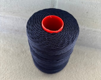 Navy Blue Size 18 Small Rosary Twine Spool - Size 18 Small - Small rosary twine